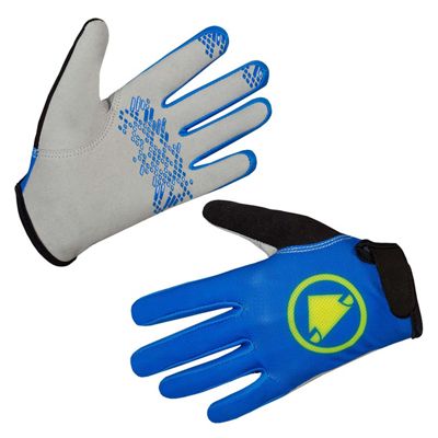 Endura Kids Hummvee Cycling Gloves - Azure Blue - Limited - 11-12 years, Azure Blue - Limited